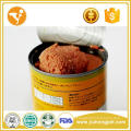 100%natural material types of canned food products